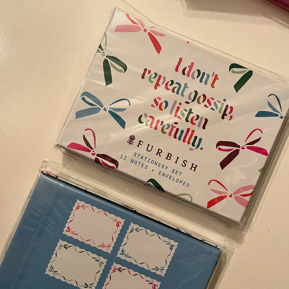 Snarky Note Cards - I Don't Repeat Gossip So Listen Carefully‎ (2 boxes / NEW)